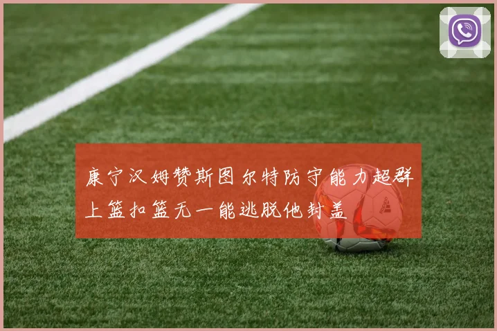 康宁汉姆赞斯图尔特防守能力超群上篮扣篮无一能逃脱他封盖